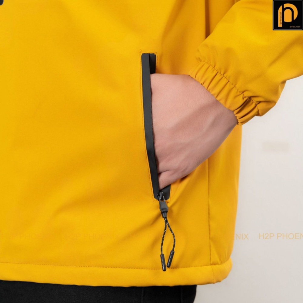 Áo khoác gió nam lót lông cừu dày dặn ấm áp mùa đông vải tráng bạc chống nước siêu đẹp mẫu mới 2023  STY - Hàng mới