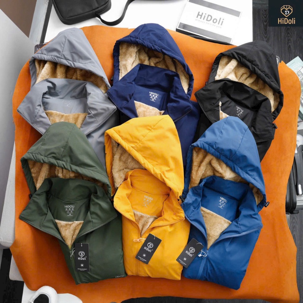 Áo Khoác Nam Lông Cừu Cao Cấp Chống Nước Giữ Ấm Mùa Đông - AKL- HD01 - Hàng mới về