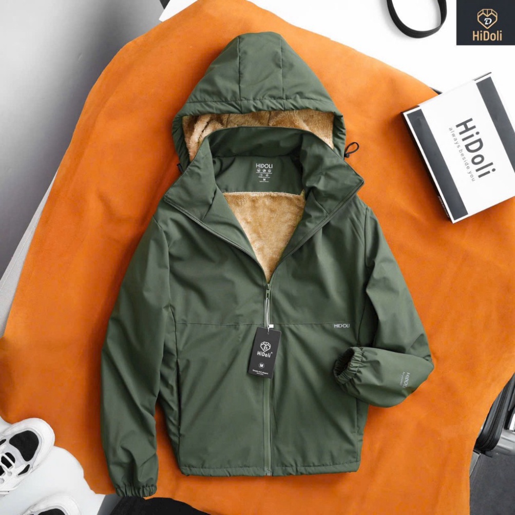 Áo Khoác Nam Lông Cừu Cao Cấp Chống Nước Giữ Ấm Mùa Đông - AKL- HD01 - Hàng mới về