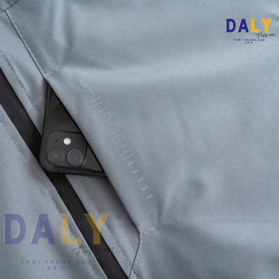 Áo khoác gió lót lông Unisex tráng bạc chống nước - Lót lông vàng mới nhất 2023 -DALY - Hàng mới về