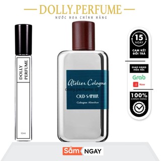 Tester nước hoa 𝗔𝗧𝗘𝗟𝗜𝗘𝗥 cologne oud saphir cologne absolue edp 10ml