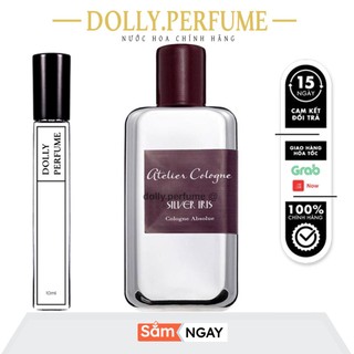 Tester nước hoa 𝗔𝗧𝗘𝗟𝗜𝗘𝗥 cologne cologne silver iris edp 10ml