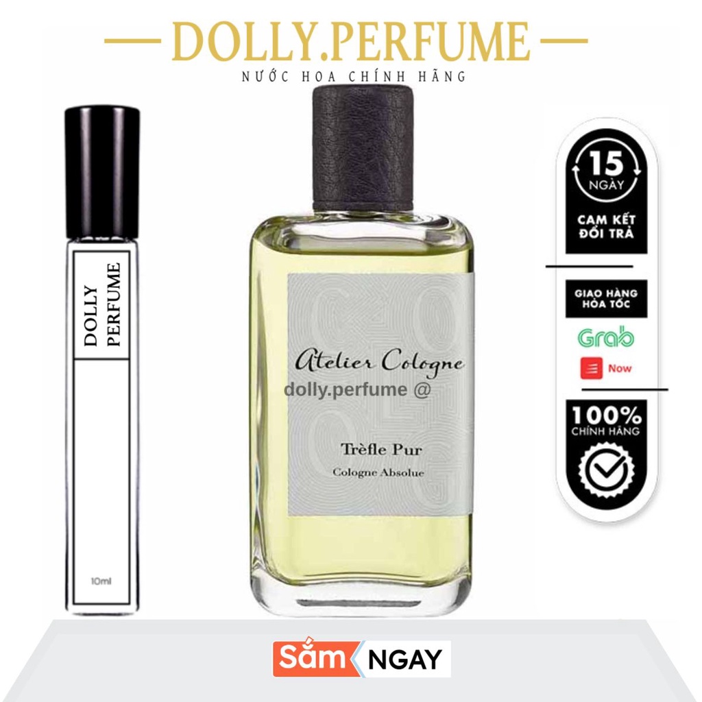 Tester Nước Hoa 𝗔𝗧𝗘𝗟𝗜𝗘𝗥 Cologne Trefle Pur EDT 10ml