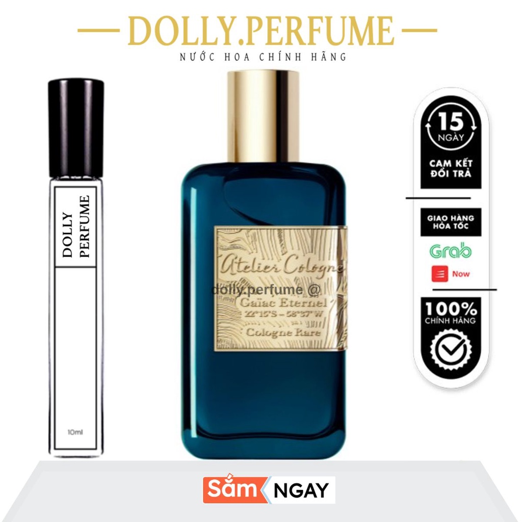 Tester Nước Hoa 𝗔𝗧𝗘𝗟𝗜𝗘𝗥 Cologne Gaiac Eternel EDP 10ml