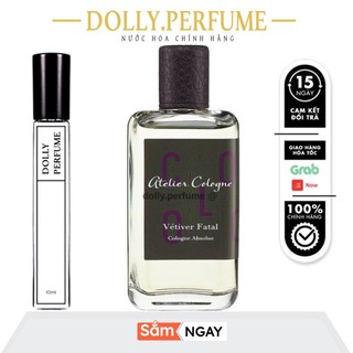 Tester nước hoa 𝗔𝗧𝗘𝗟𝗜𝗘𝗥 cologne vétiver fatal edt 10ml