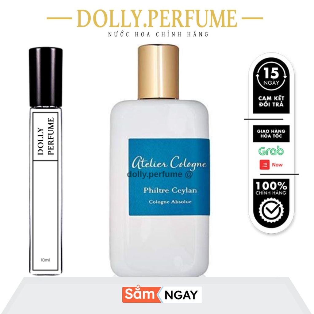 Tester Nước Hoa 𝗔𝗧𝗘𝗟𝗜𝗘𝗥 Philtre Ceylan EDP 10ml