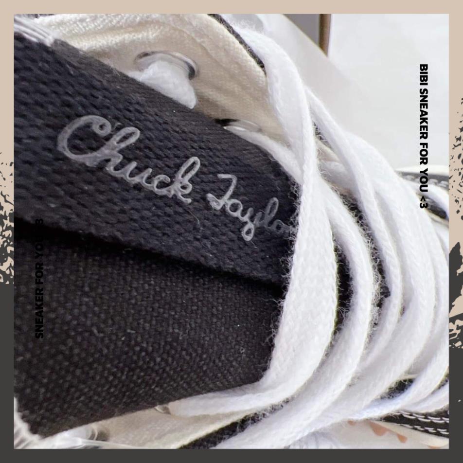 Giày Converse_Run Star Motion Đế Cao Nam Nữ, Giày CV Trắng Đen Cao Đế Răng Cưa Full Box - BIBISNEAKER