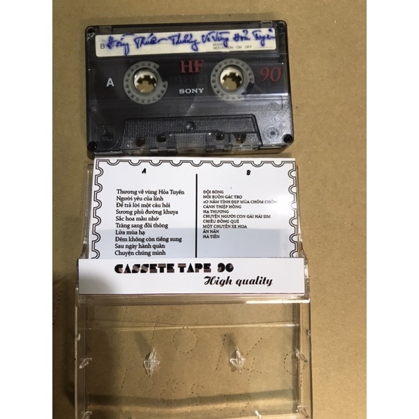 Cassete hồng trúc thương về vùng hoả tuyến