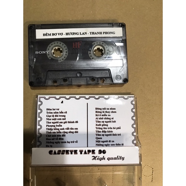 Cassete hương lan đêm bơ vơ