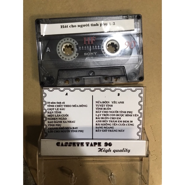 Cassete chế linh hát cho người tình phụ 1-2
