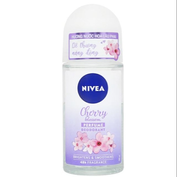 Chính hãng Lăn khử mùi nước hoa Nivea Cherry Blossom 50ml