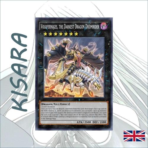 Bài lẻ Yugioh Voloferniges, the Darkest Dragon Doomrider - MP22-EN150 - Rare 1st Edition