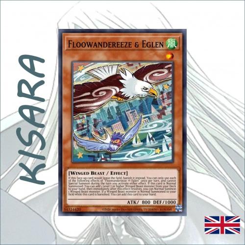 Bài lẻ Yugioh Floowandereeze & Eglen - MP22-EN195 - Rare 1st Edition