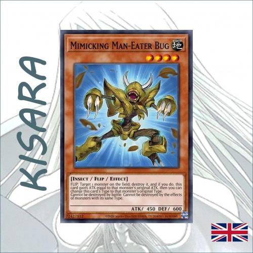 Bài lẻ Yugioh Mimicking Man-Eater Bug - MP22-EN204 - Ultra Rare 1st Edition