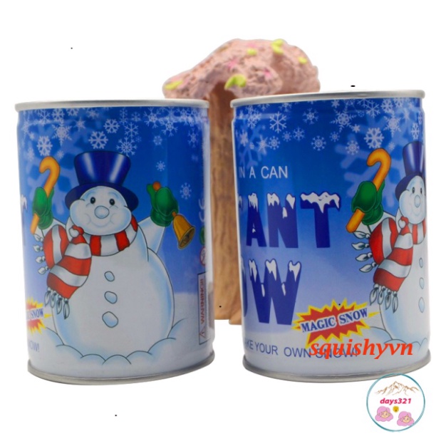 (mới về) Hộp tạo tuyết gói tạo tuyết nhân tạo, nguyên liệu làm slime mây