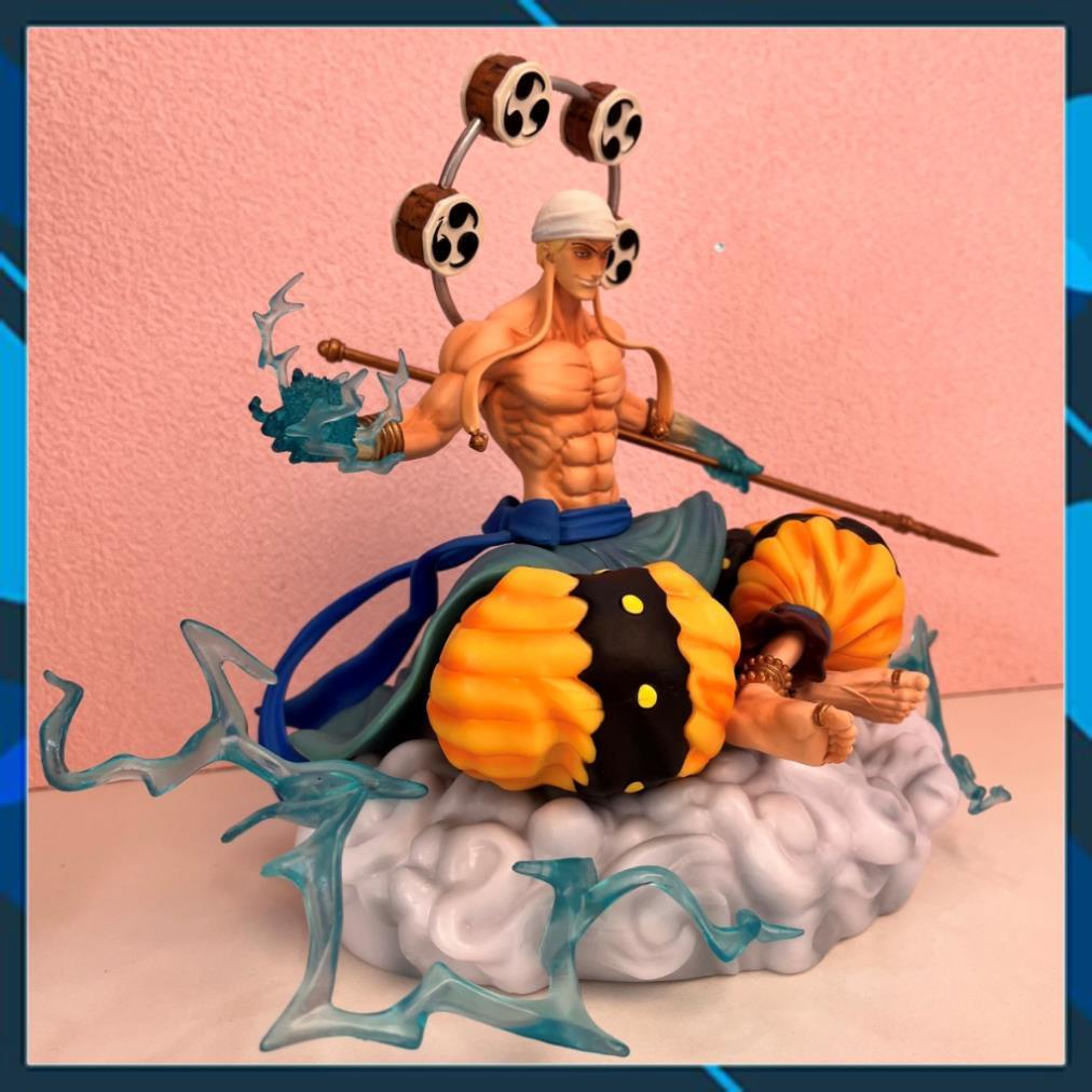 [Hàng Hot] Mô hình nhân vật thần sấm Enel hộp màu Có Led siêu nét - mô hình one piece