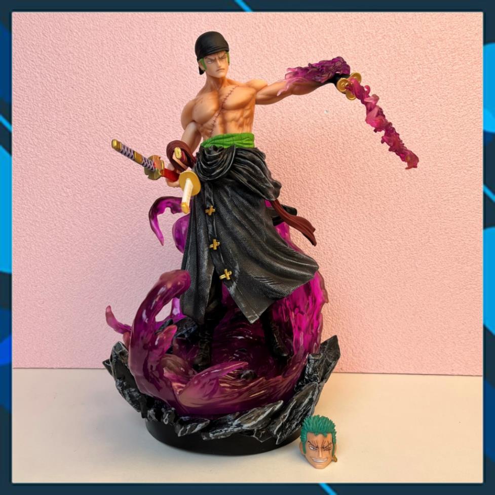 [Hàng Hot] Mô hình Zoro Enma 31cm cực nét - mô hình nhân vật one piece  (Kèm Led)