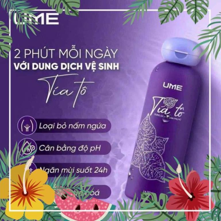 Dung dịch vệ sinh Ngọc Trinh Lá Tía Tô Ume 150ml mẫu mới !
