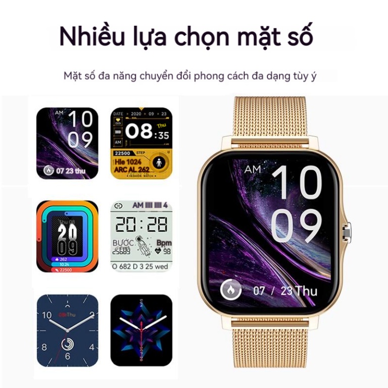 Đồng Hồ Thông Minh Cuộc Gọi Bluetooth XIAOMI 2023 Đồng Hồ Thông Minh Smartwatch Nam Nữ Điều Khiển Nhạc Theo Dõi Nhịp Tim