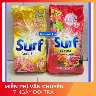 Bột giặt Surf 5,5kg vàng hương nước hoa duyên dáng vàng/ hồng nước xả vải 5.5kg