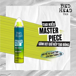 Gôm xịt giữ nếp siêu bóng tigi bed head masterpiece™ 71g | 80ml
