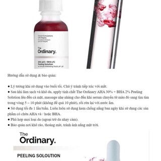 Tinh Chất Serum The Ordinary AHA 30% + BHA 2% Peeling Solution 30ml