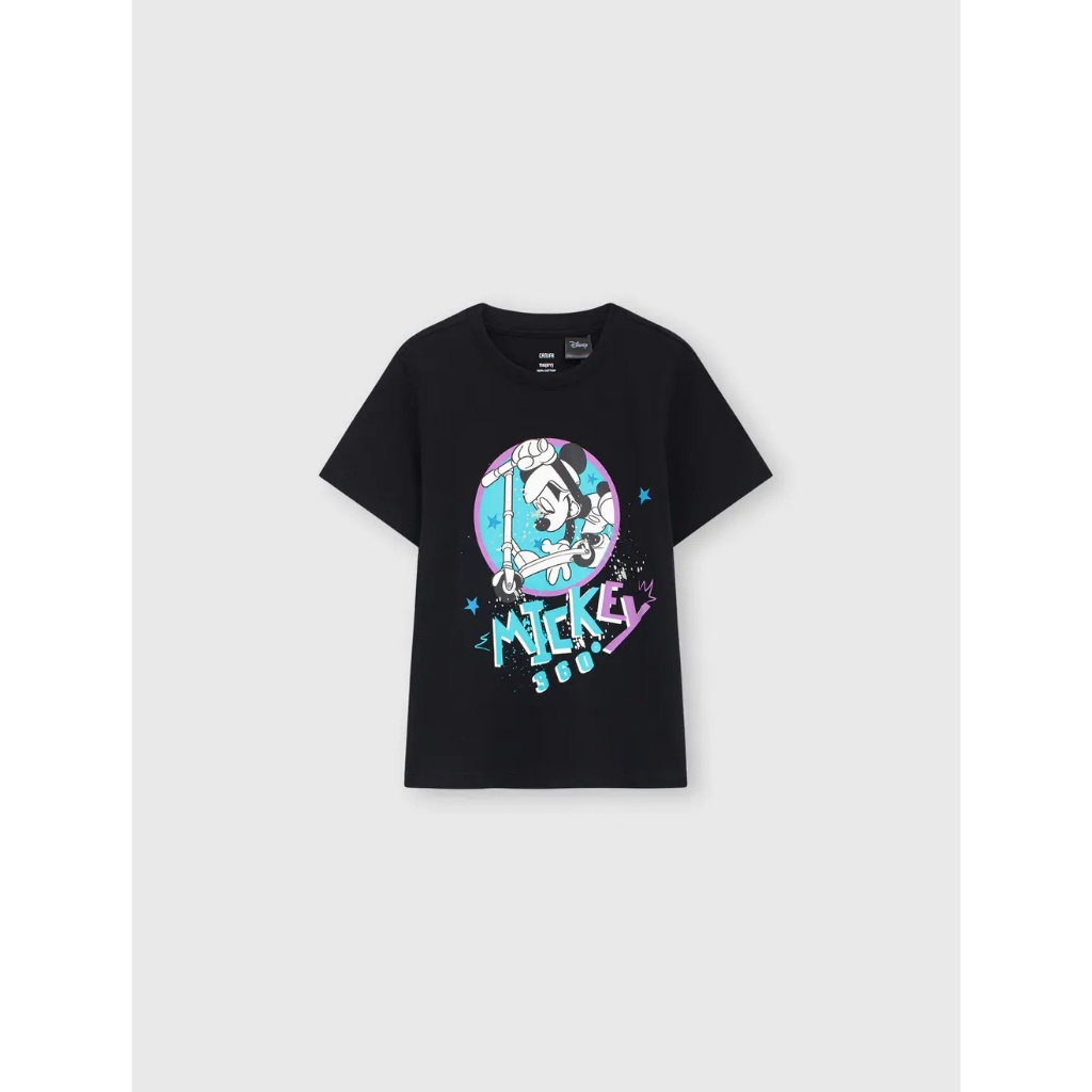 Áo phông bé trai CANIFA áo thun cổ tròn cộc tay in hình chuột mickey 2TS23W004