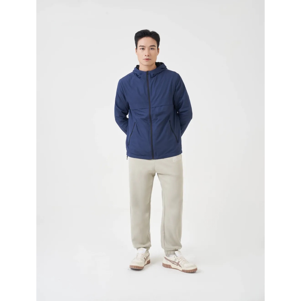 Áo khoác nam CANIFA có mũ kéo khóa dày dặn 8OT23W017