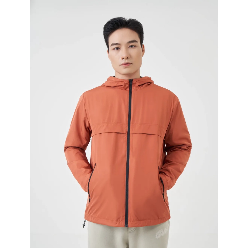 Áo khoác nam CANIFA có mũ kéo khóa dày dặn 8OT23W017