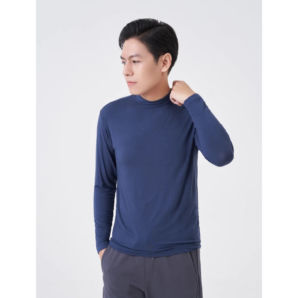 Áo giữ nhiệt nam CANIFA dài tay cổ 3 phân 8IT23W001