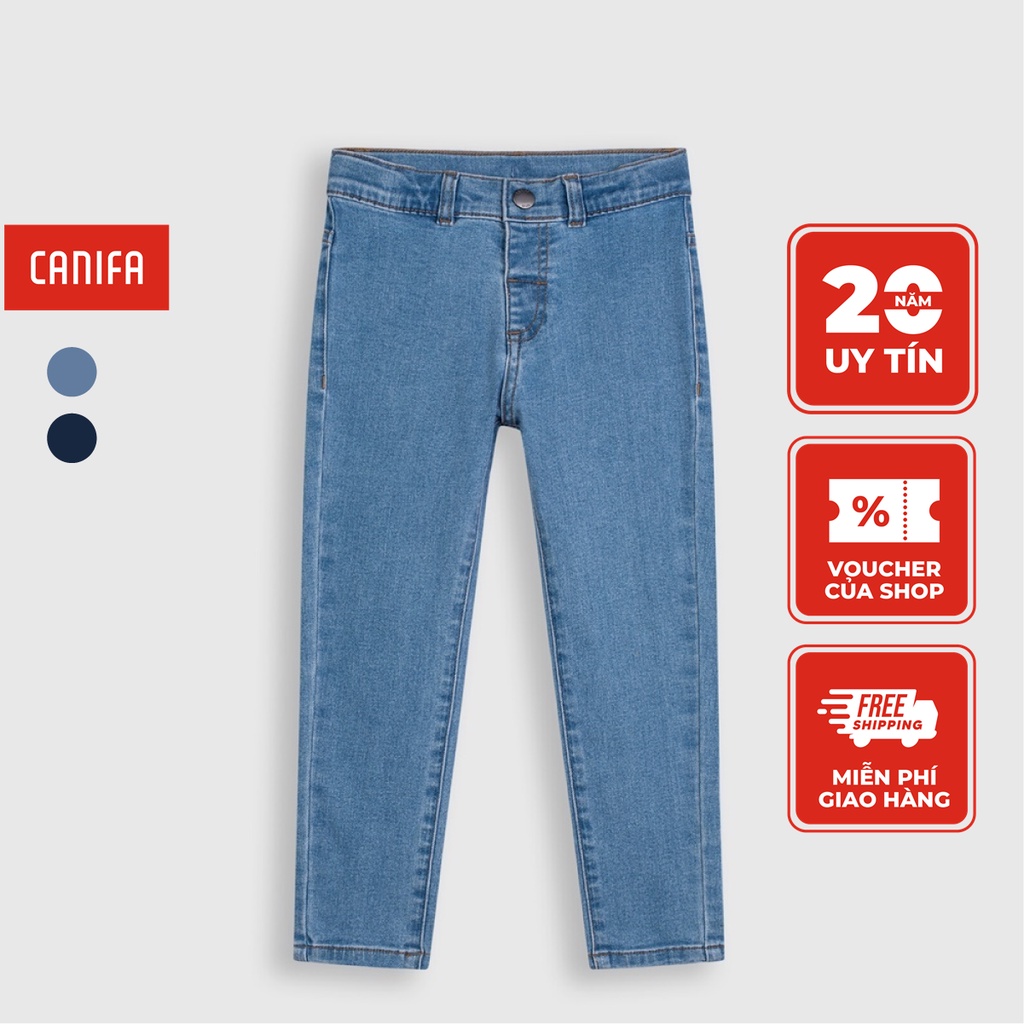 Quần jeans bé gái CANIFA cạp cao dáng skinny 1BJ20W005