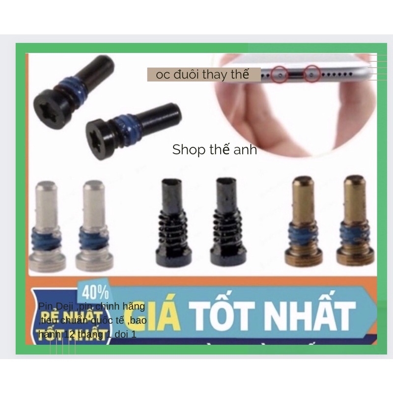 Ốc Đuôi Dành Cho Điện Thoại lP 5 Đến lP XS Max Phụ Kiện Tiện Ích Chất Lượng Cao