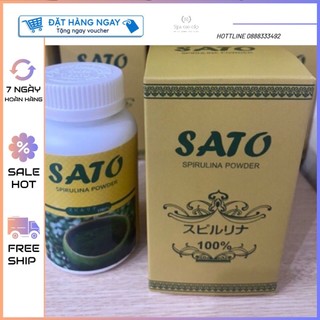 Bột tảo xoắn sato nb - cấy tảo nano 100g