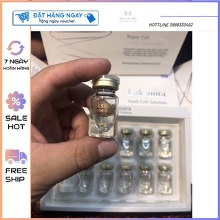 Lẻ 1 lọ Tế bào gốc noãn thực vật trắng da thu hẹp lỗ chân lông Laksmira Stem Cell Solution lọ 5ml Hàn Quốc