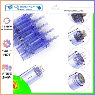 combo 10 Đầu Kim Nano Xanh, Kim Nano, Kim 12, Kim 36, Dùng Cho Máy Phi Kim, Máy Dr Pen