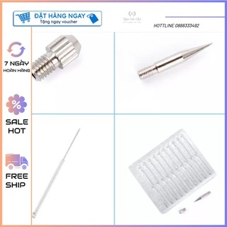 Kim đốt nốt ruồi, kim xỏ, vỉ kim dùng cho máy đốt nốt ruồi máy đa năng