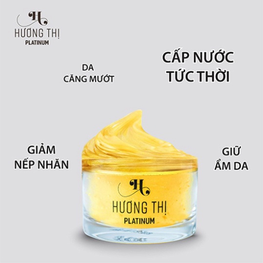 Chính hãng MẶT NẠ NGỦ TINH CHẤT VÀNG 24K HƯƠNG THỊ GOLD SLEEPING MASK 60G