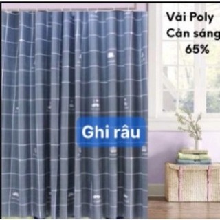 Rido /Rèm Cửa/ rèm ngăn phòng che nắng phòng ngủ ngang 4m cao 2m rèm cửa có móc treo mẫu vệ tinh -khosigagoihcm