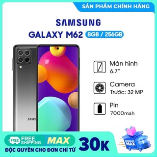 Điện thoại samsung galaxy m62 8gb/256gb - hàng chính hãng