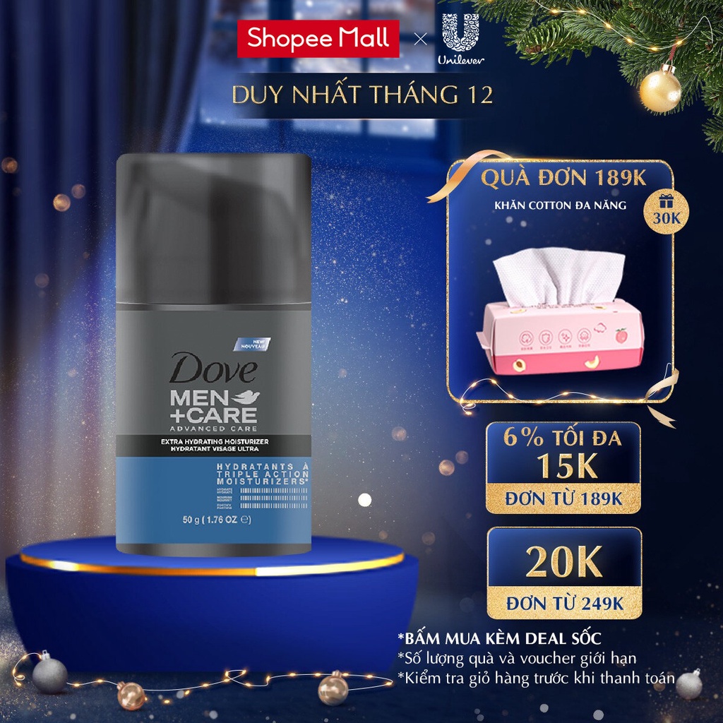 Kem dưỡng Dove Men+Care cấp ẩm 50g
