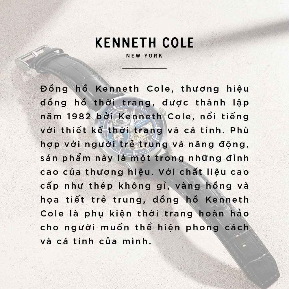 Đồng hồ Nữ Kenneth Cole dây thép không gỉ 33mm - Classic KC51005003