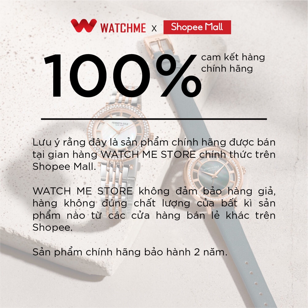 Đồng hồ Nam Kenneth Cole dây da 41mm - Genuine Diamond KC51022009