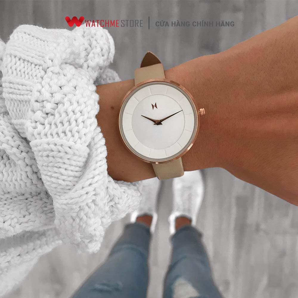 Đồng hồ Nữ MVMT dây da 32mm - D-FB01-RGNU