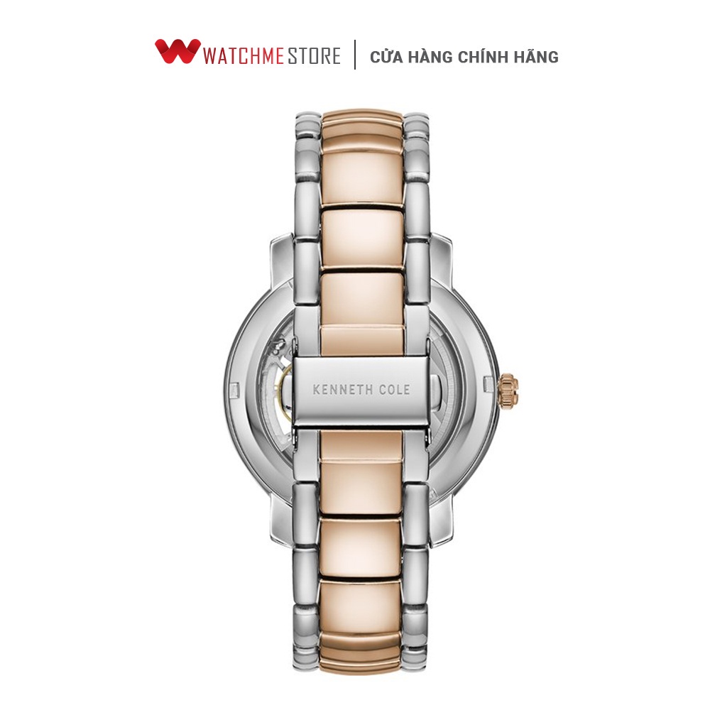 Đồng hồ cơ Nam Kenneth Cole dây thép không gỉ 42mm - đồng hồ Automatic KC50776009 chính hãng