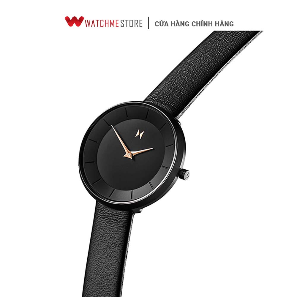 Đồng hồ Nữ MVMT dây da đen 32mm - D-FB01-BLBL - Đồng hồ chính hãng