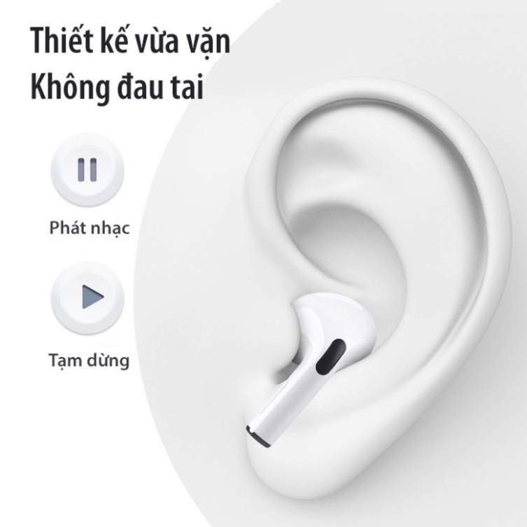 Tai nghe Bluetooth không dây PRO GEN 2 Bản Pin 8H FULL chức năng định vị đổi tên cho điện thoại HOT HOT