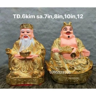 Thần Tài thổ địa kim sa màu đồng