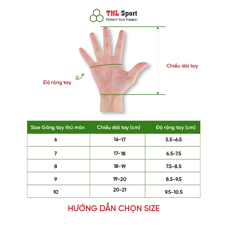 Găng tay thủ môn chuyên nghiệp, găng tay bắt gôn chống nước, có size