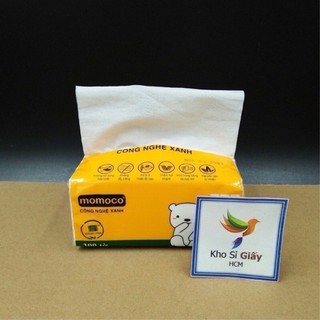 Giấy rút lụa momoco 300 tờ 3 lớp mềm mịn và dai