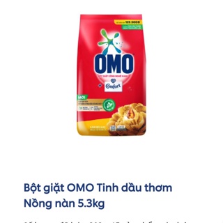 Bột giặt OMO túi 5.7kg - 5.3kg hương comfort
